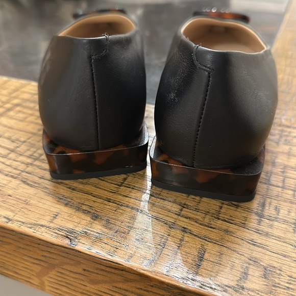 Ana Palma black tortoise heel flats - Picture 4 of 6